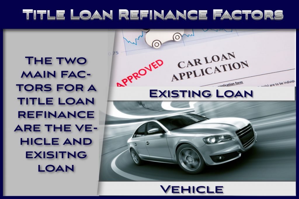 High level title loan refinance factors