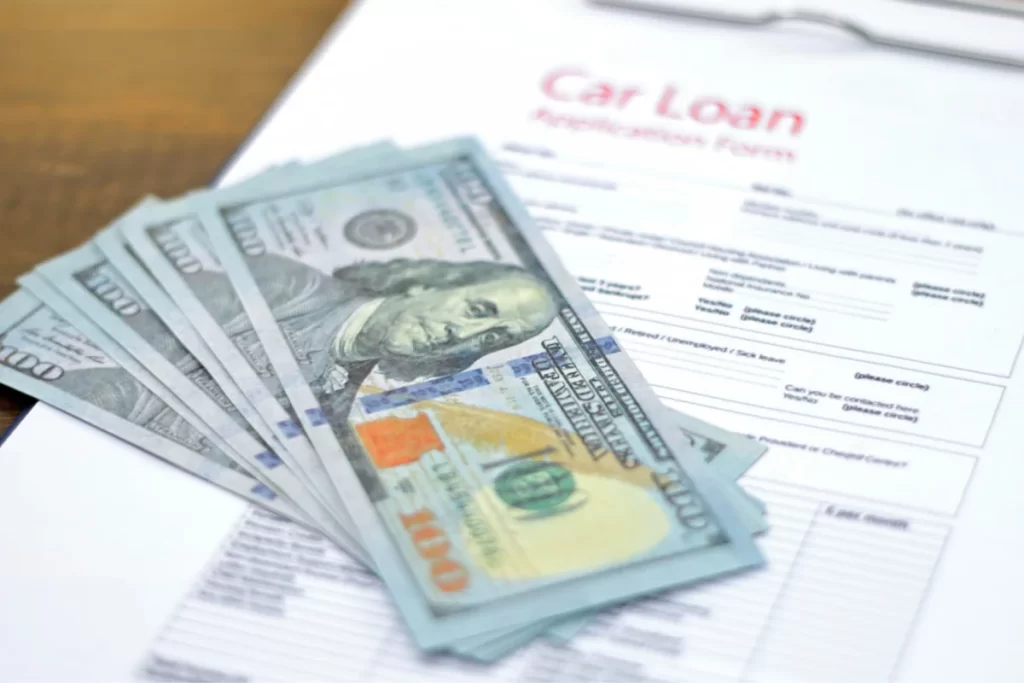 Car Title Loan Agreement with Cash